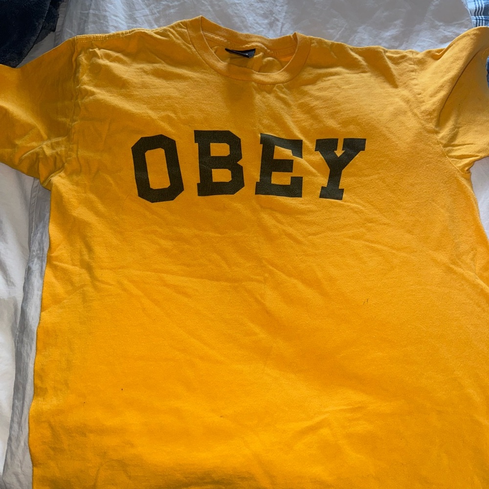Obey Yellow T-Shirt